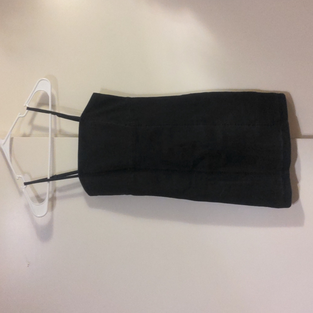 Black Mini Jean Dress